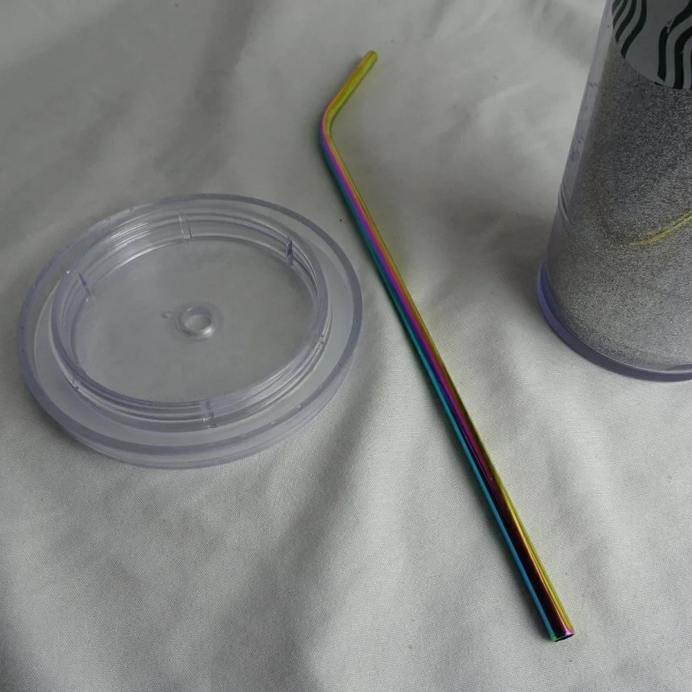 2016 Starbucks Sliver Sparkly Tumbler 20oz